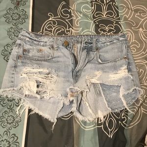 American eagle cut off shorts size 2